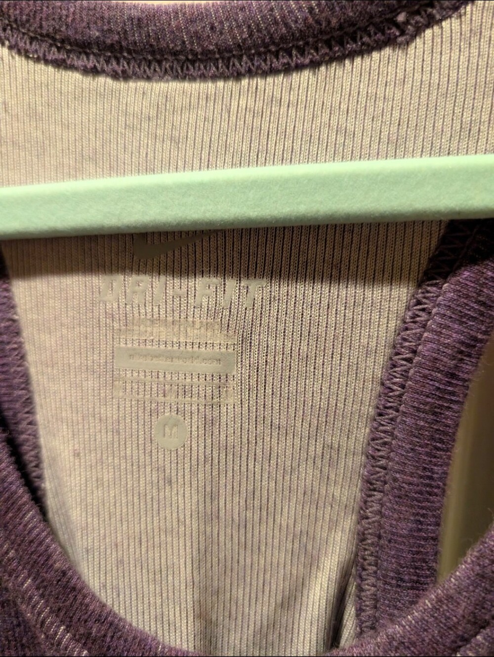 Nike Purple Racerback Performance Tank Top - Picture 2 of 3